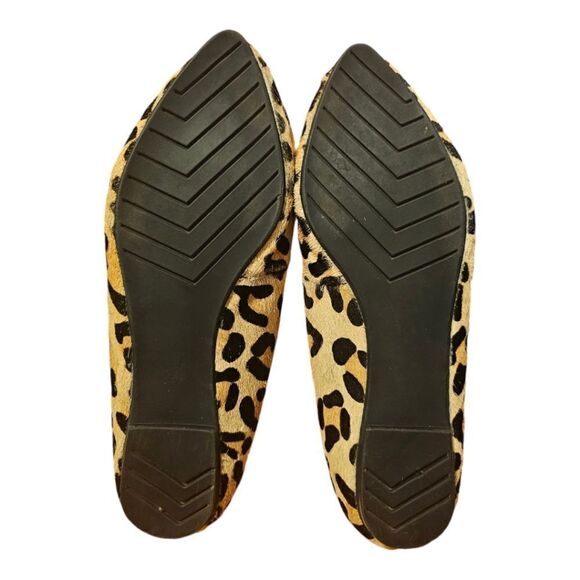 ME TOO "Aimee" Cowhide Leopard Flats - Size 7 1/2 - Picture 5 of 8